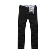 New 2015 Brand Summer Autumn Fashion Thin Men s Casual Pants Slim Cotton Solid Ankle Length