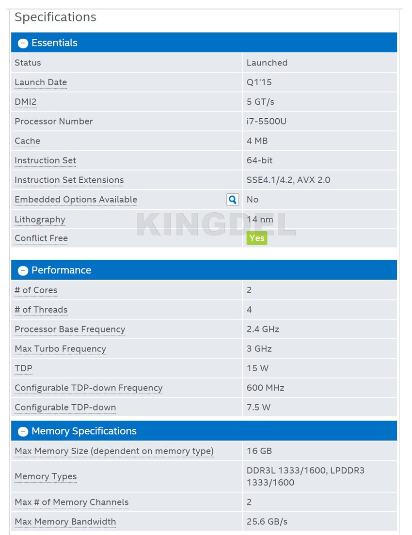 CPU Specification-1