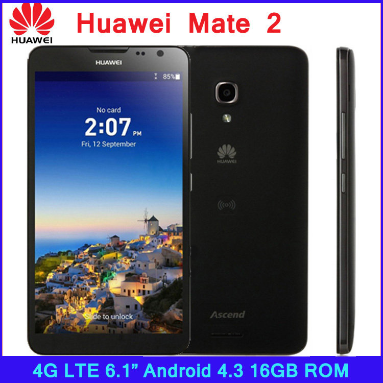 ZK3 Huawei Ascend Mate 2 HiSilicon 1 6GHz Quad Core 6 1 Android 4 3 Cell