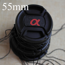 lens cap 49mm 52mm 55mm 58mm 62mm 67mm 72mm 77mm 82mm Snap-On Lens Front Camera Lens Cap Cover for Sony Alpha DSLR Lens Protecto