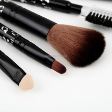 2015 HOT NEW 5Pcs Makeup Eyeshadow Leopard Brushes Lipstick Cosmetic Brushes Set Tool