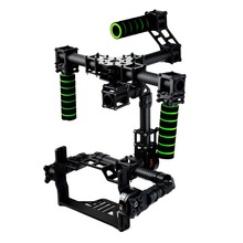 3 axis DSLR Brushless Gimbal Glass Fiber Handle Camera Mount DSLR 5D GH3 with motor for FPV Photography