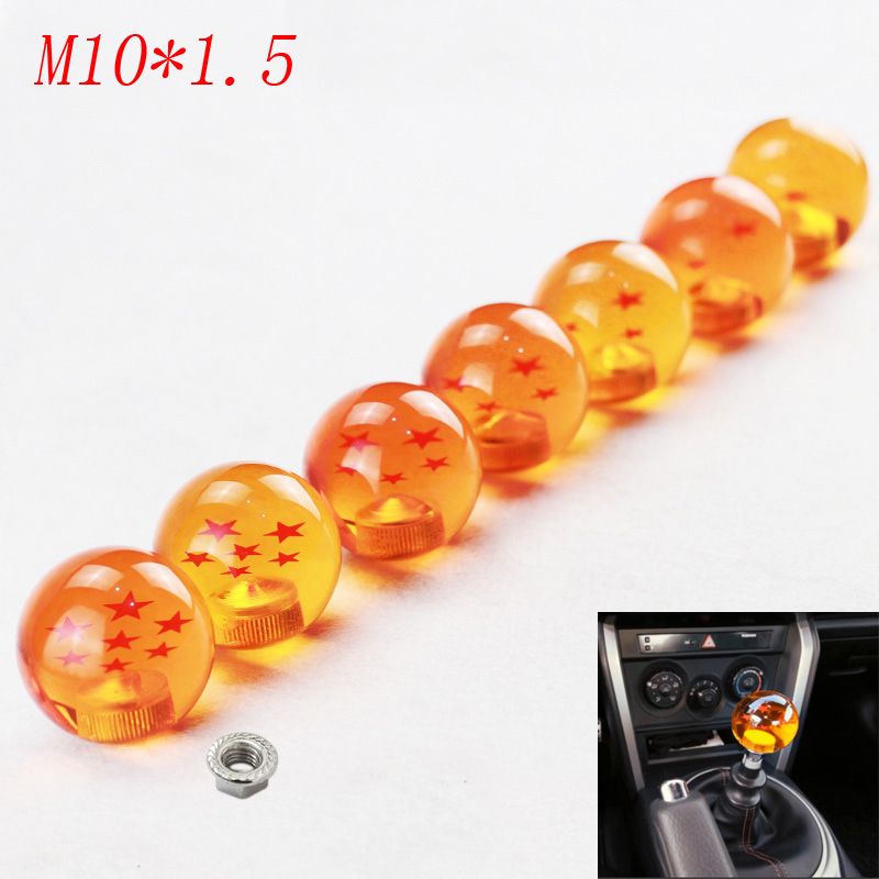 RARE Gear SHIFT KNOB DRAGONBALL Z DRAGON BALL amber dragon M10X1.5 Car