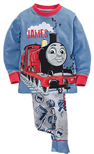 2015 Spring Autumn Kids Clothes Baby Boys Girls Clothing Long Sleeve Costumes Cotton Pajamas PJS Childrens