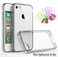 Ultra thin Colorful Transparent Clear TPU Case For iPhone 4 S 4S Soft Silicone Gel Case