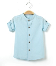 2016 summer new style baby boys long sleeve shirts infant school clothes kids cotton linen clothing teenagers top clothing