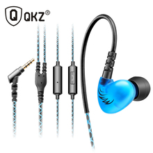 QKZ C6 Sports Headphones Bass Ear Hook Headset Sports in-ear Earphones Running With Microphone For MP3 Player For Smart Phones