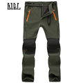 LILL Brand Hi Q Shark Skin Warm Winter Pants Men Practical Tech Fleece Casual Trousers Windproof