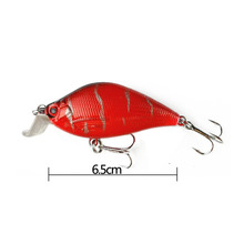 hot selling Crank bait 6 5cm 8 4grams 5colors fishing tackle fishing lure crank baits minnow