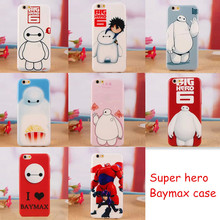 2015 The New 3D cartoon super hero Baymax soft Tpu case For iphone6 4.7inch/6 plus 5.5inch