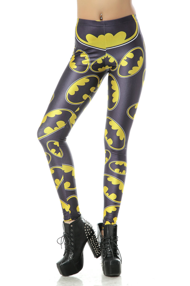 Plus size S 4XLHot Wholesale Fashion 2013 Womens Pirate Costume Leggins Pants Digital Printing Hero Logo