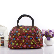 Hot sale Applied Economic women handbag waterproof Polyester picnic bag lunch box bag for kids drop