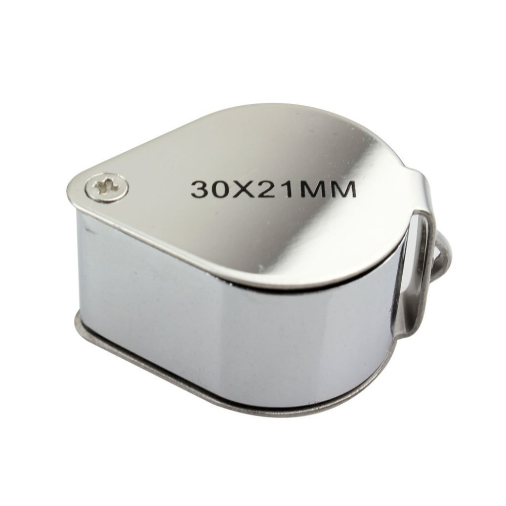Hot sales 30x21mm Triplet Jewelers Eye Loupe Magnifier Magnifying Glass Jewelry Diamond New dhl Free Shipping(30PCS)