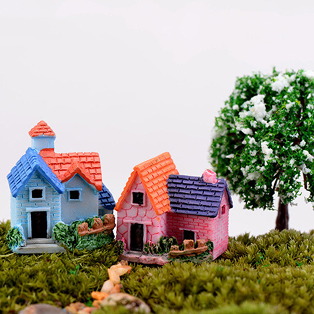 Corridor dock Resin Miniature Figurine Garden Dollhouse Decor Micro LandscCACA