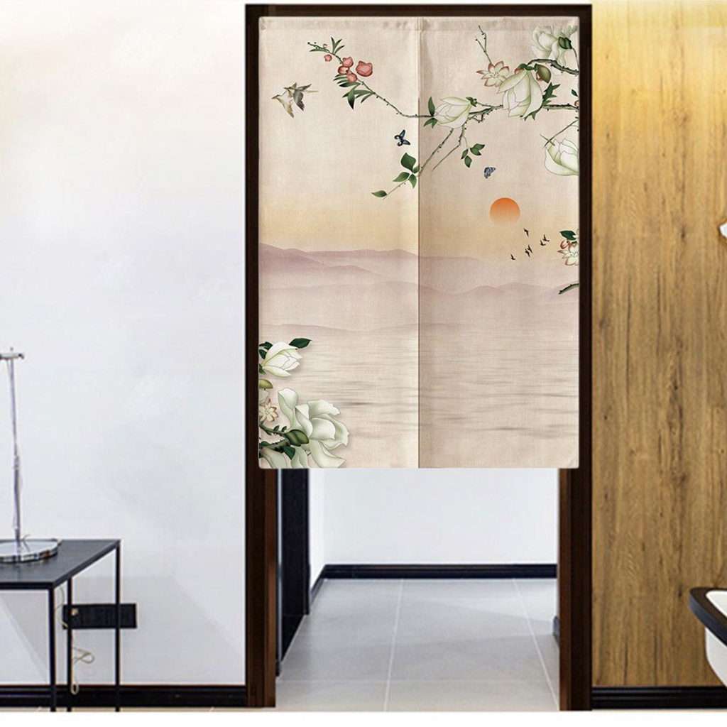 Japanese Noren Door Curtain Doorway Room Divider Panel Feng Shui Home Adornment
