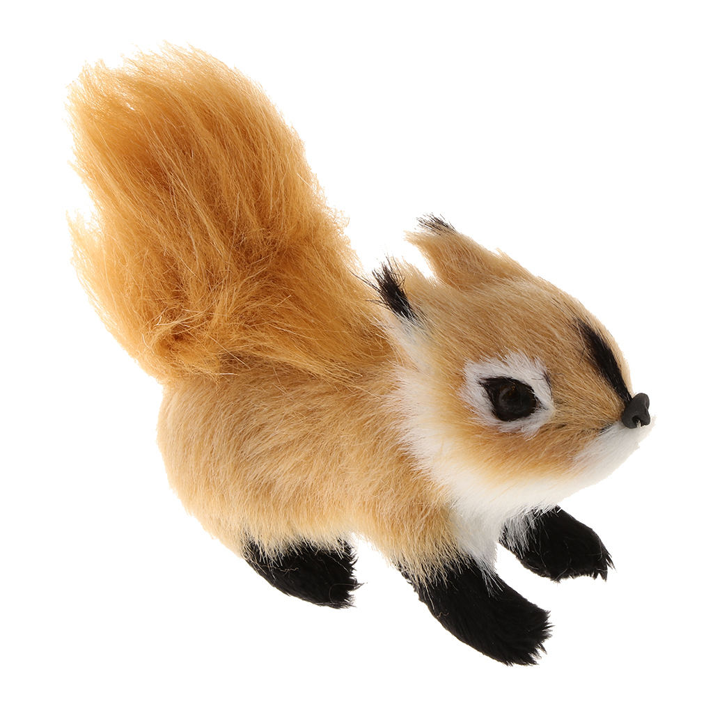 MagiDeal Realistic Squirrel Figure Model Handcrafted Figurine Model Decor 