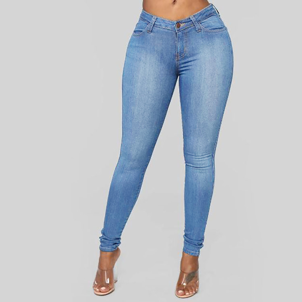 light blue denim jeans for ladies