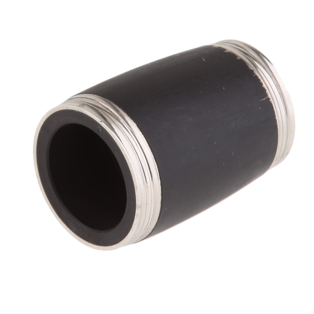 Black Milisten Clarinet Tuning Tube Clarinet Barrel Two Section Tube E Flat Clarinet Parts Accessories 50mm