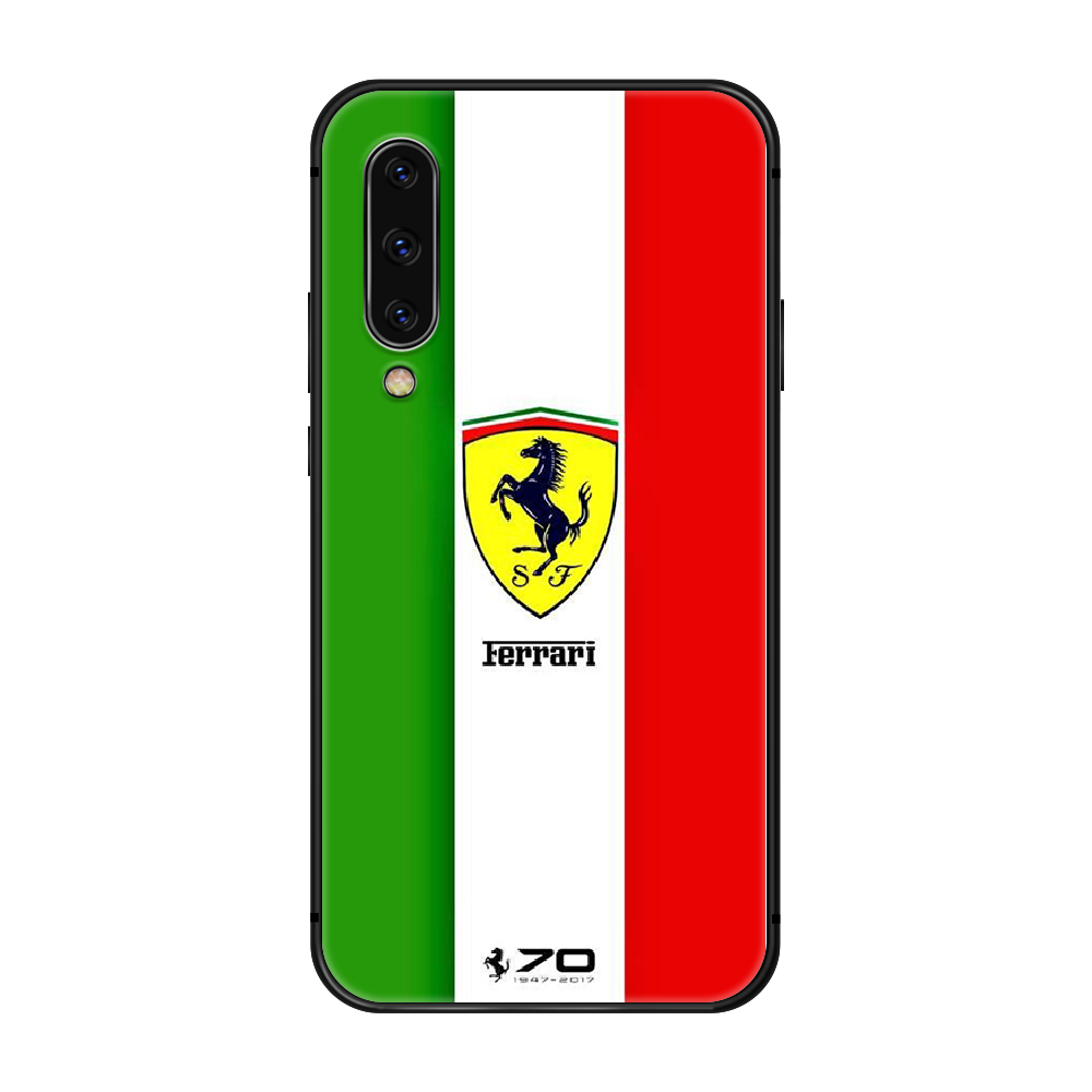 Ferrari – coque de téléphone portable pour Samsung, compatible modèles Galaxy A10, A20, A30 E, A40, A50, A51, A70, A71, J, 5, 6, 7, 8 S, noir, à la ...