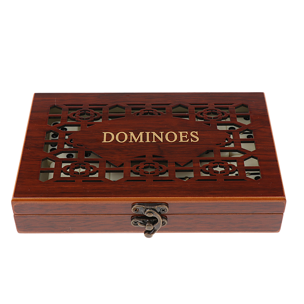 Professional 28pcs Dominoes Game Set with Storage Carry Case for Toy Gift