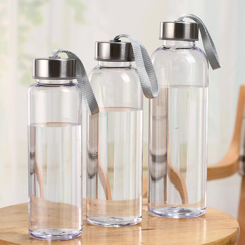 300/400/500ML Transparent Plastic Water Cup Drinking Bottle for Outdoor Sports 