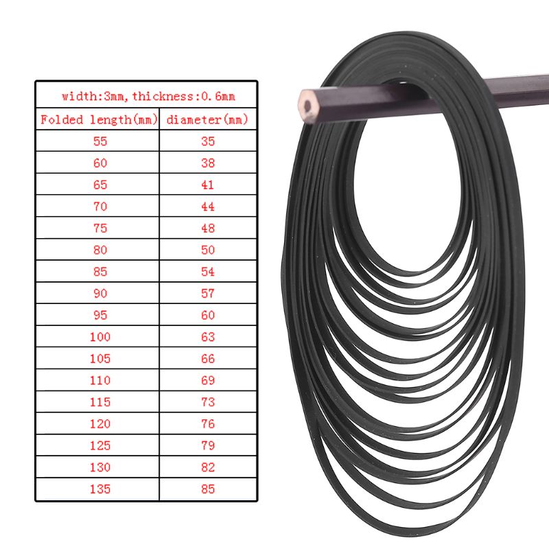 diameter: 172, width: 5mm Rubber Record Belt Turntable Drive Belt,Phonograph Replacement Belt Fold in half 270mm