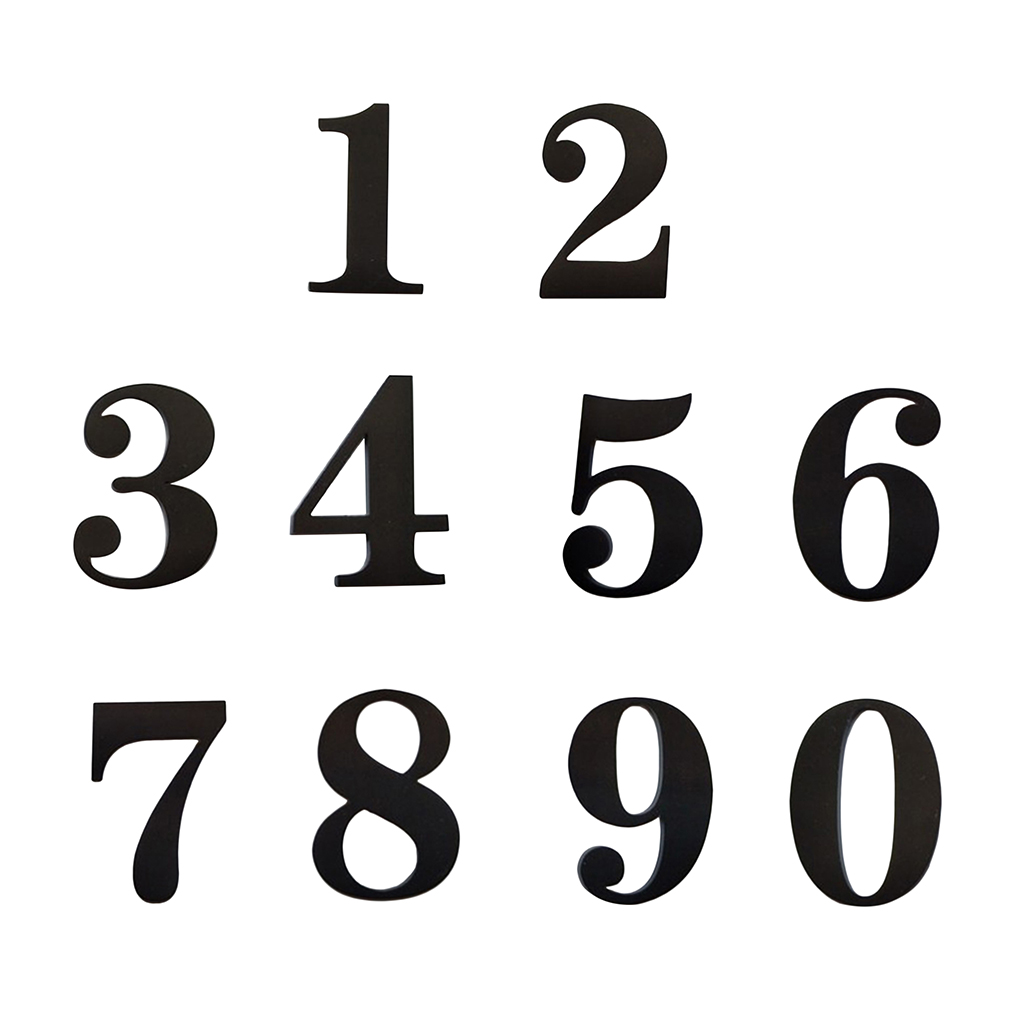 3D Self-Adhesive Mailbox Numbers Door Address Numbers for Apartment Room Waterproof Hotel Shiny Antique Brass Numbers 0 Two Pieces House Numbers
