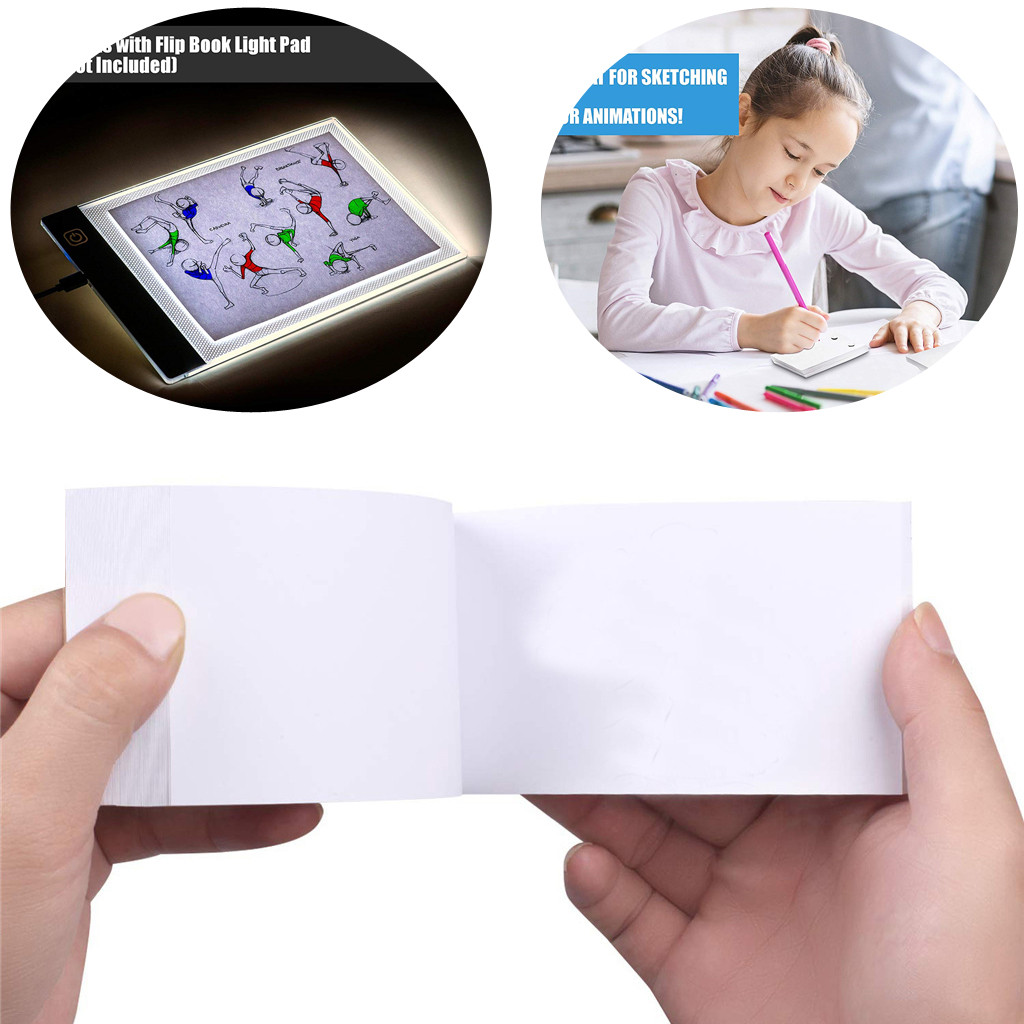 Erstellen Sie Ihre Geist Zu Malen Blank Flip Buch Papier Mit Locher 240 Blatter Flipbook Animation Papier Event Geschenk Fur Kinder Party Geschenke Aliexpress