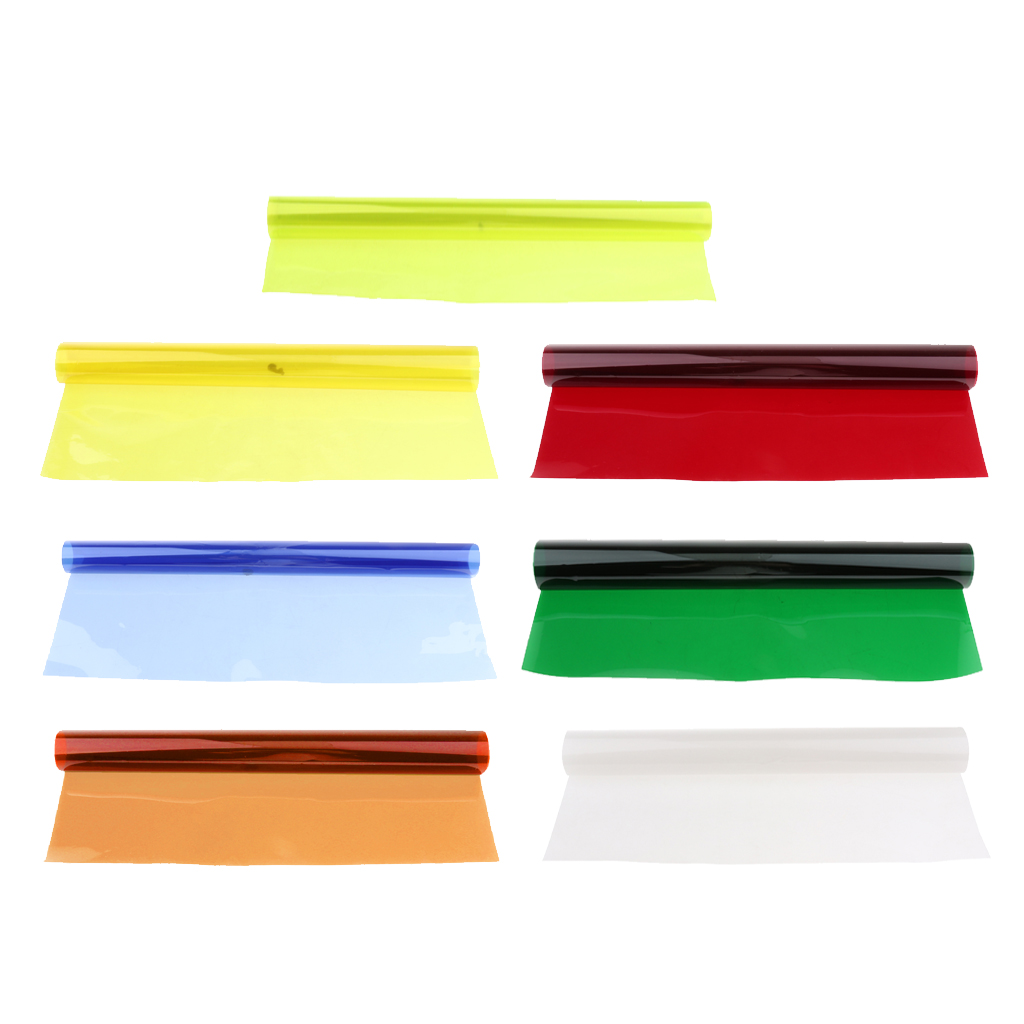 7 Pack 15.7 x 9.6 in/ 40 x 50 cm Color Correction Gels, Color Gel