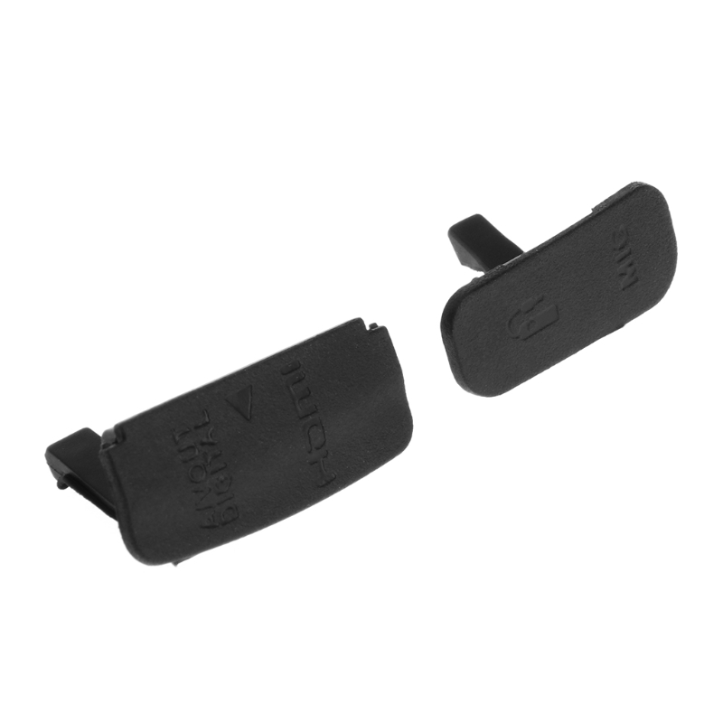 Goma Cuerpo USB Tapa Tapón para Canon EOS 50D Cámara Digital Pieza De Reparación