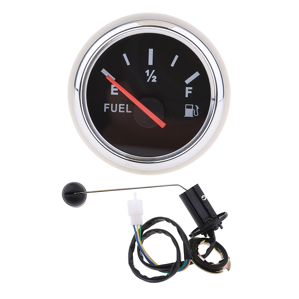 Details about   0~190Ω Waterproof 52MM 2" Fuel level Gauge E-F Modification for Auto Boat