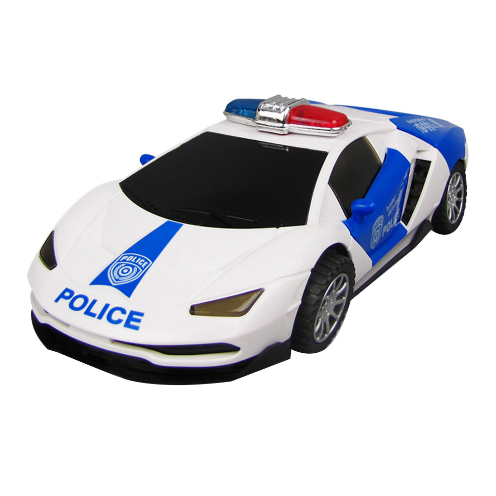 Kinder Spielzeug 3D LED Selbstfahrend Polizei Auto 