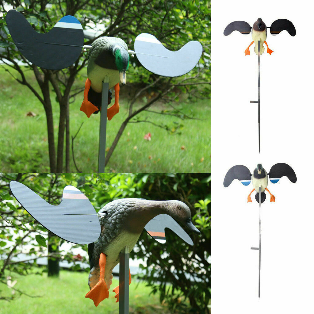 Electric Animal Ornament Female Duck Hunting Decoy Garden Decor Sculpture 