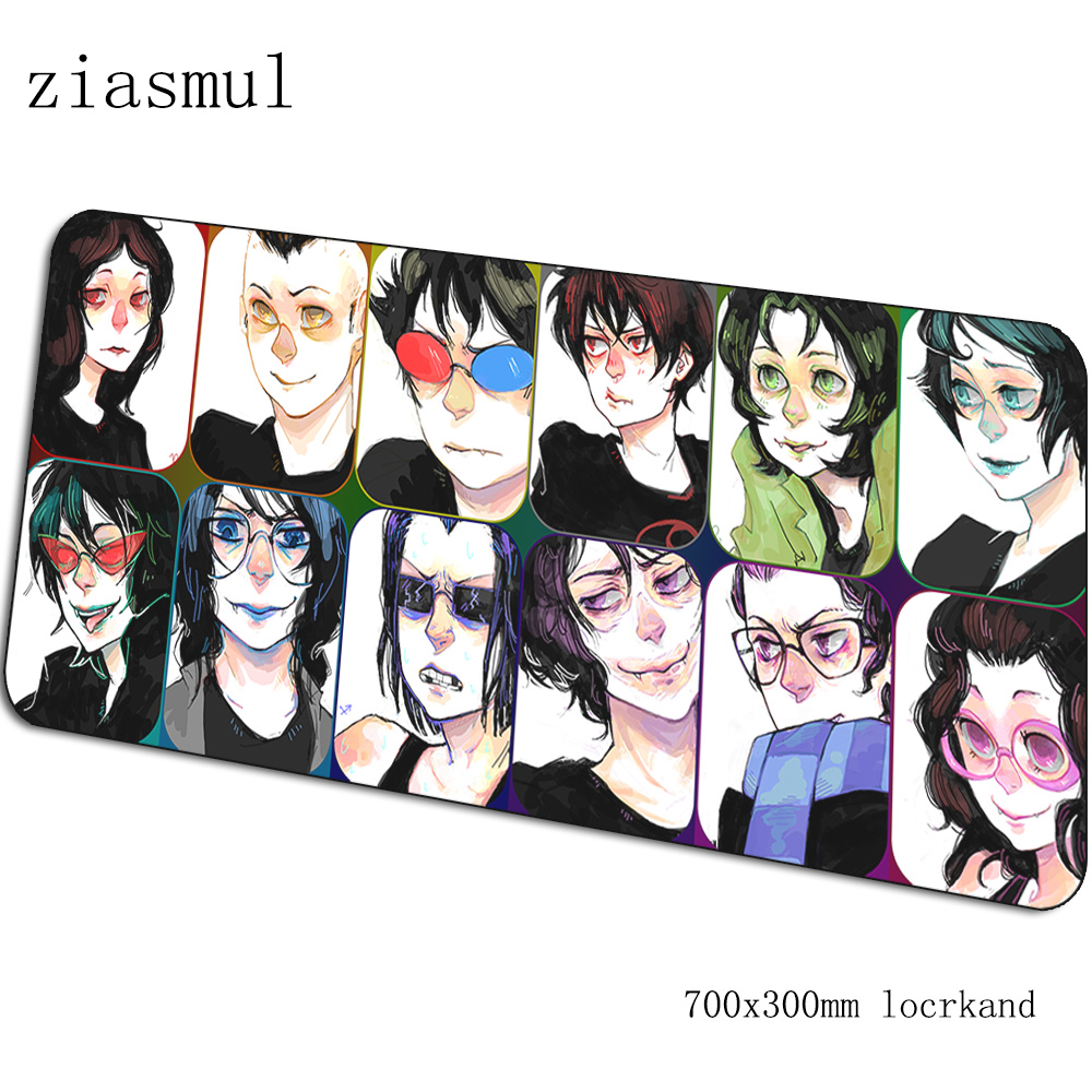 homestuck mouse pad gamer 70x30cm high quality gaming mousepad