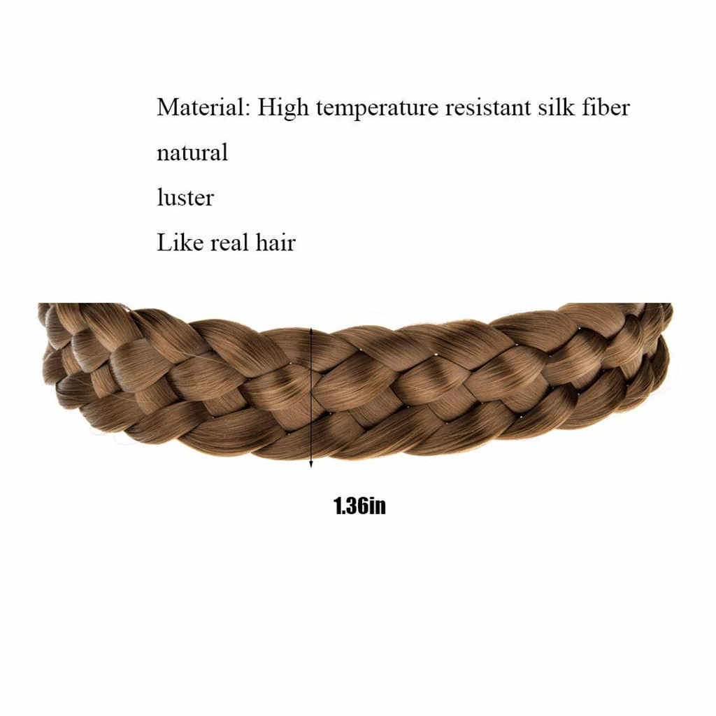 Vintage Braided Hair Band for Women & Girls