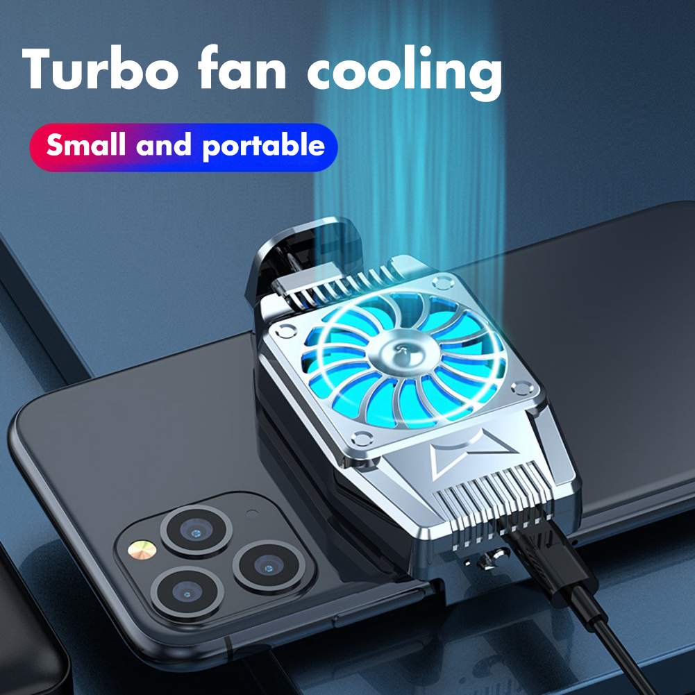 JASZW Portable Cooling Fan Gamepad Game Handle Radiator Mobile Phone Cooler Mini Cooling Fans for iPhone Samsung Huawei Xiaomi Tablet 