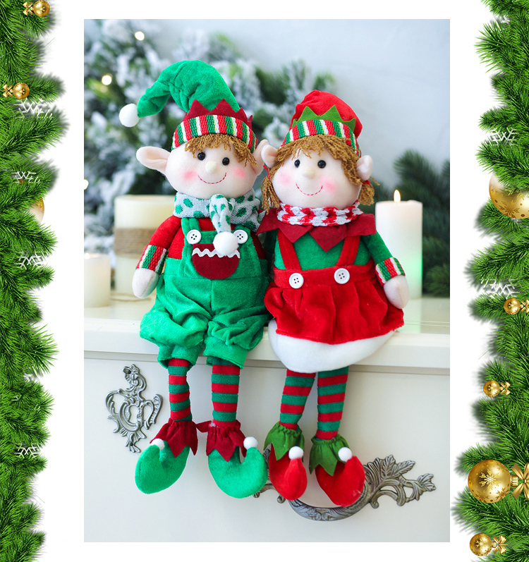 christmas house plush elves