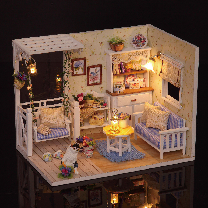 light up dollhouse