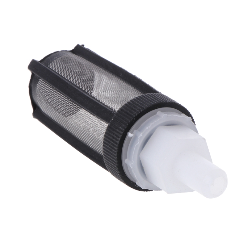 Plastic Straight Head Black Filter Water Pump Strainer for 8mm Tube Garden Tool 