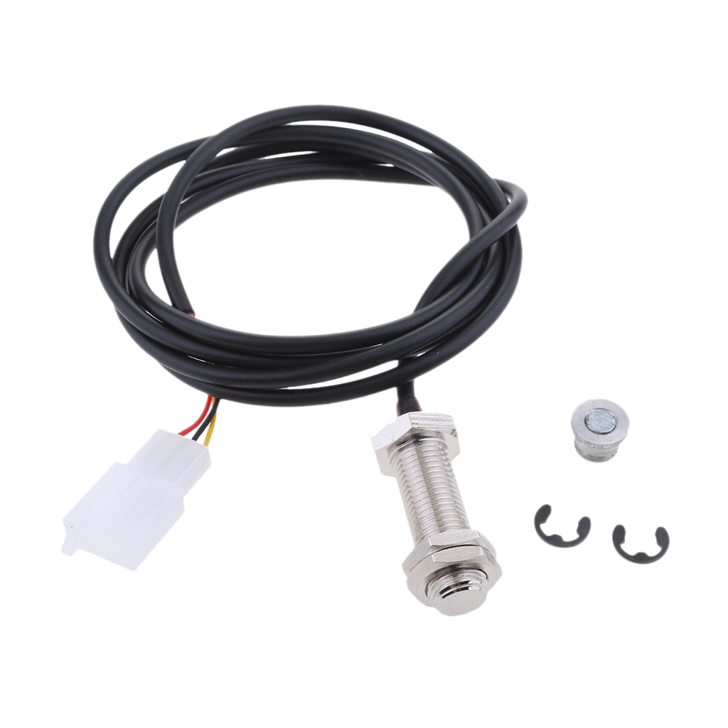 MagiDeal 1x Cable Sensor de Od/ómetro Digital 2 Imanes Tac/ómetro Veloc/ímetro Moto