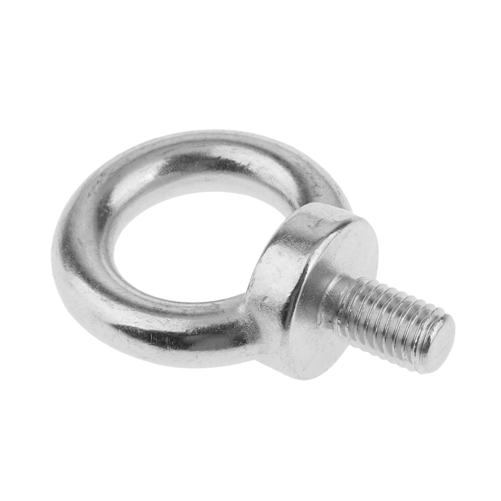 2pcs STAINLESS STEEL10mm EYE BOLT SHADE SAIL BOAT ROOF RACK BOLT NUT SS316 