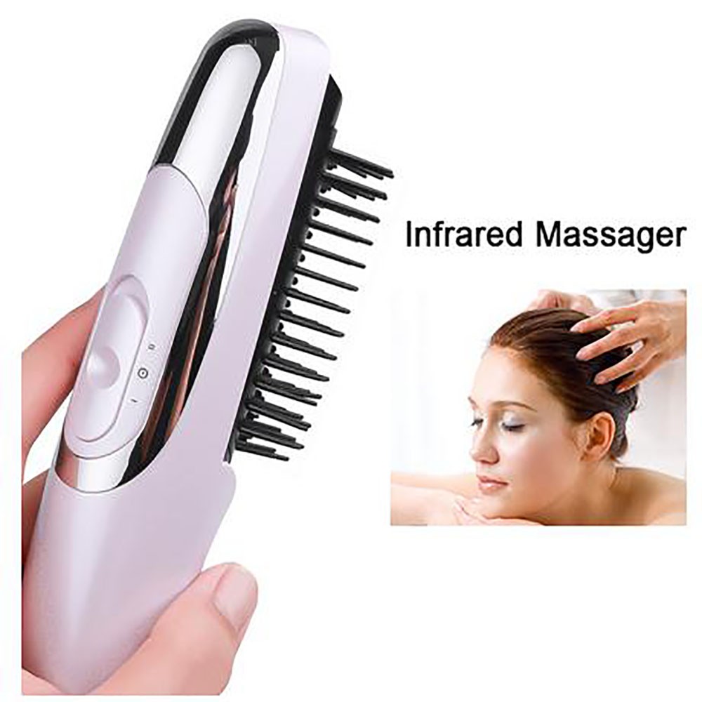 Electric massage comb head massager long hair comb, straight hair care