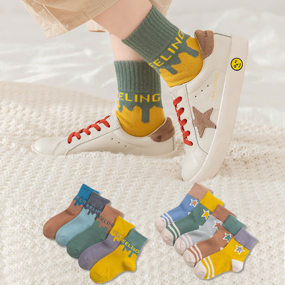 Kids Boy Girls Cartoon Cotton Socks Soft Warm Sport Ankle Trainer Childrens Gift