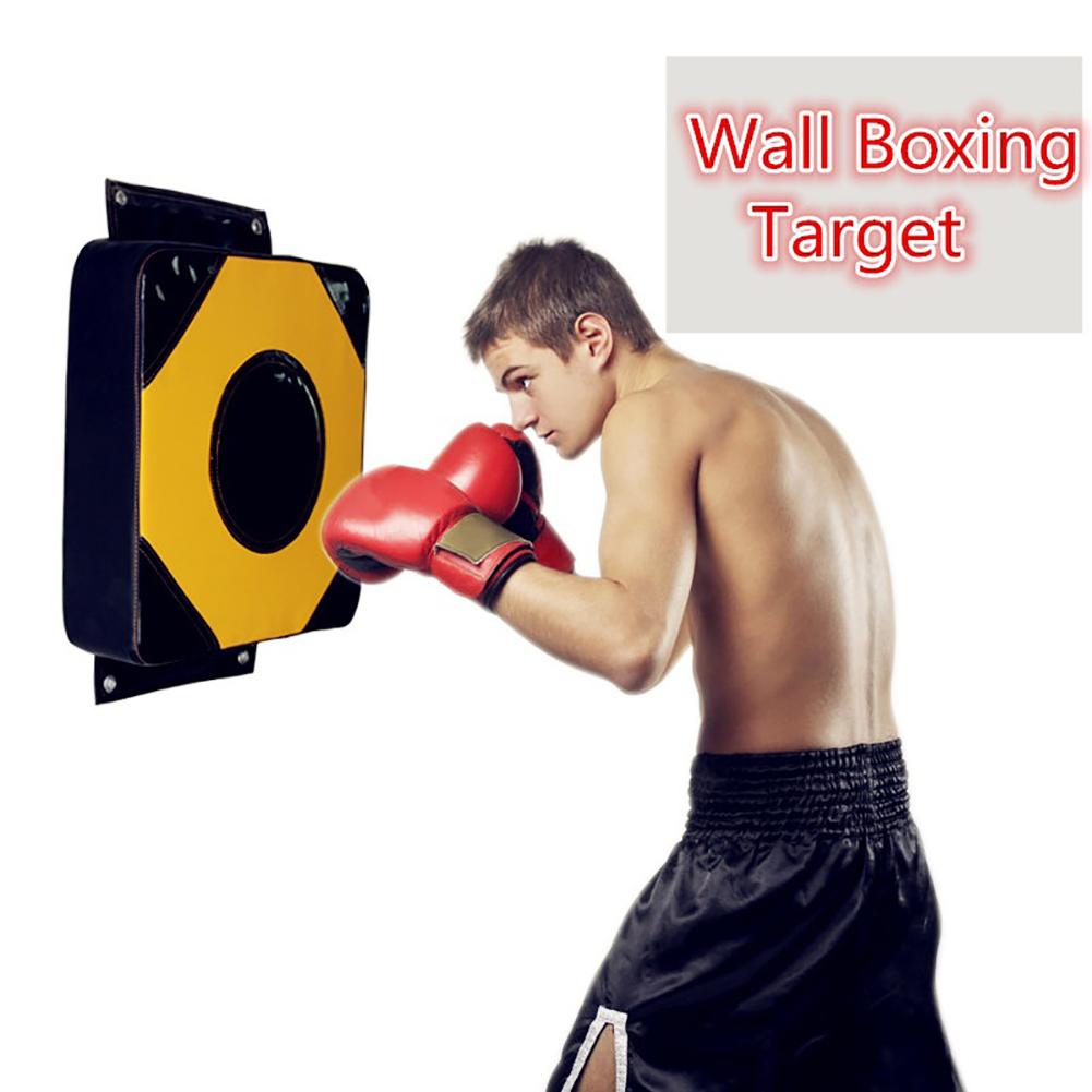 PU Leather Punching Wall Pad Kick Boxing Wall Dummy Training Wall Bag for MMA 