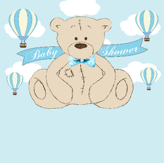 hot air balloon teddy bear