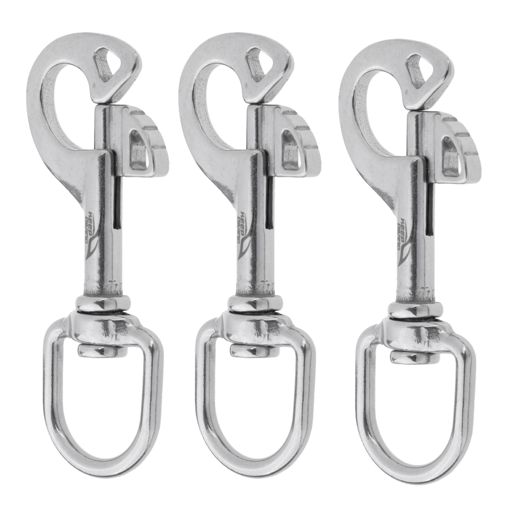 Shackle Snap Hook para Buceo Yate Flotante Accesorio de Acero Inoxidable Cierre Giratorio
