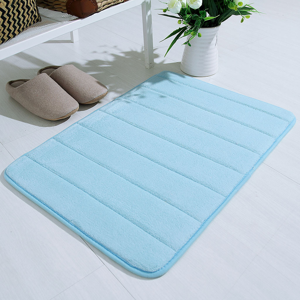 Non-slip Absorbent Memory Foam Carpet Bath Bathroom Bedroom Floor Shower Mat A+