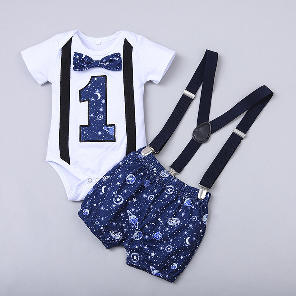 Baby Boy 1 Year Birthday Clothes Set 