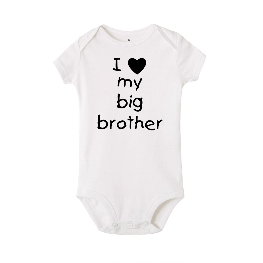 Toddler//Kids Short Sleeve T-Shirt I Really Really Really Love My Big Brother