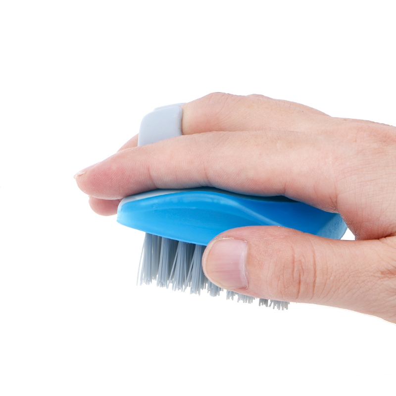 Description Picture 3 of itemMini Fruits Vegetables Cleaning Brush Fingers Protection Carrot Potato Cleaner T8WE